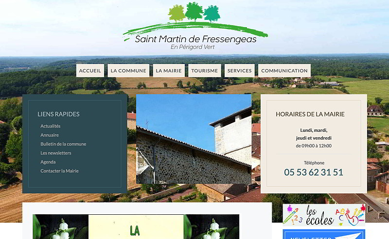 Mairie de Saint Martin de Fressengeas