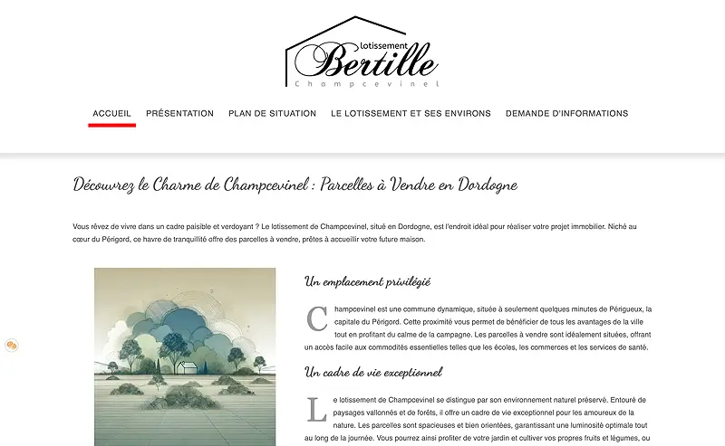 Lotissement Bertille à Champcevinel
